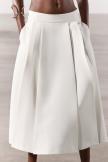 Bijela puna suknja s naborima 69,95 EUR