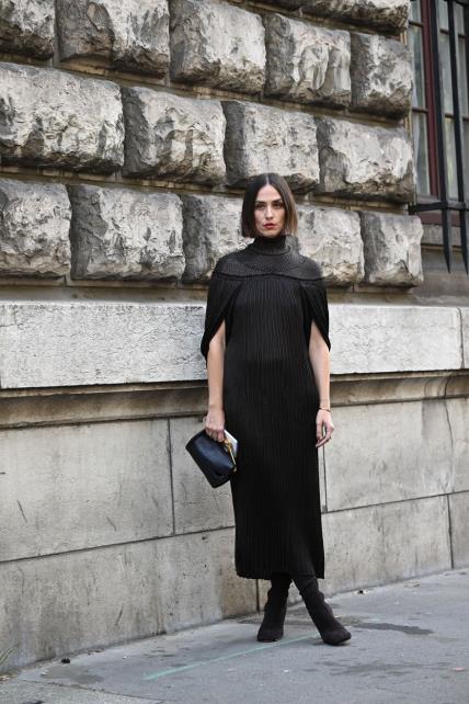 Crna haljina na Tjednu mode u Parizu