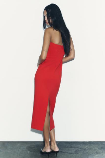 Zara crvena haljina