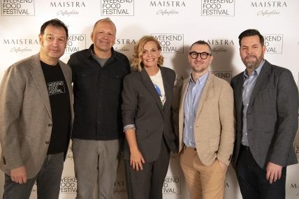Boris Kovaček, Tomo Ricov, Nevena Rendeli, Hrvoje Petrić i Maroje Sabljić, Weekend Food Festival