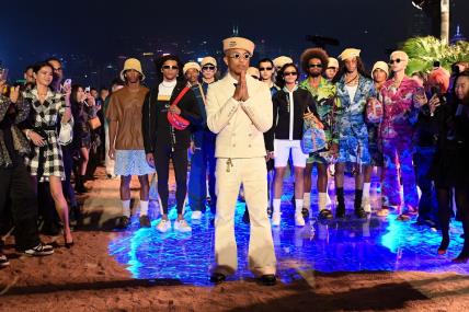 Louis Vuitton predklokcija muške mode jesen 2024