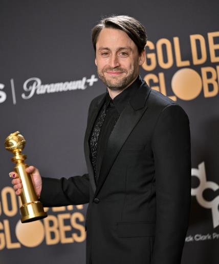 Kieran Culkin na Zlatnim globusima