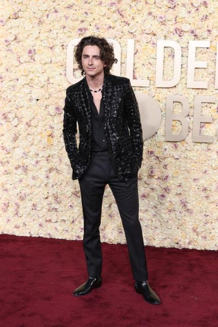 Timothee Chalamet na Zlatnim globusima