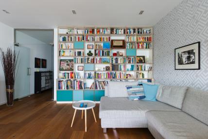 Bookshelf Wealth trend interijera za 2024