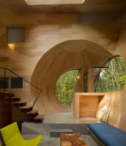Eco-Retreat geometrijska kuća u SAD-u