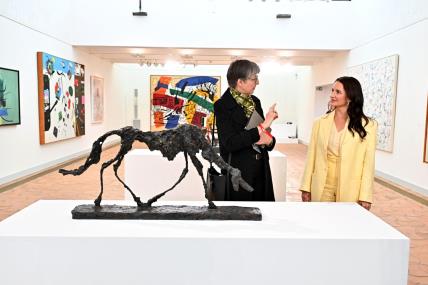 Kristin Davis, Les Sculptures Jacquemus, Fondation Maeght