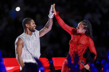 Usher i Alicia Keys Super Bowl 2024