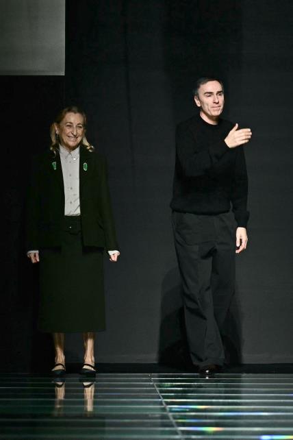 Miuccia Prada i Raf Simons