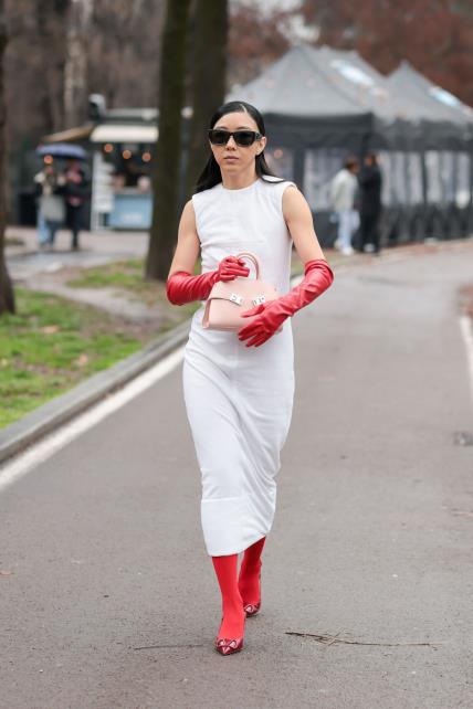 Street style Milano Tjedan mode 2024