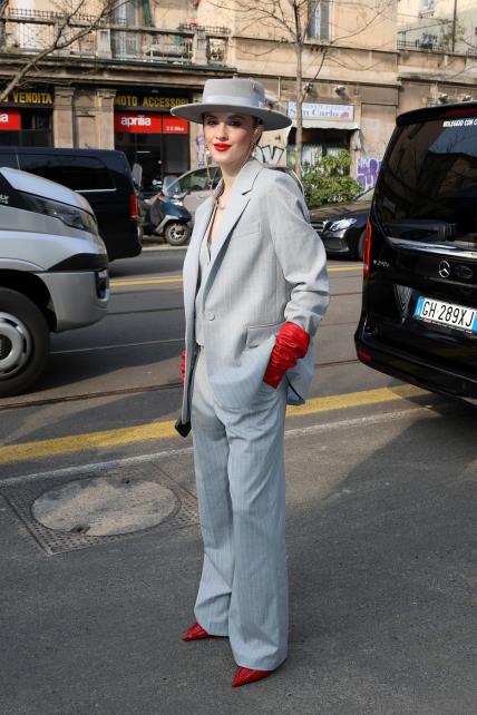 Street style Milano Tjedan mode 2024