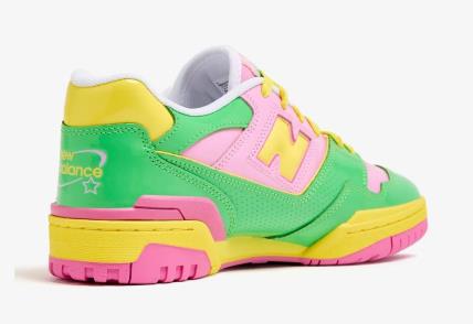 New Balance 550 Y2K Patent Leather Pink Green