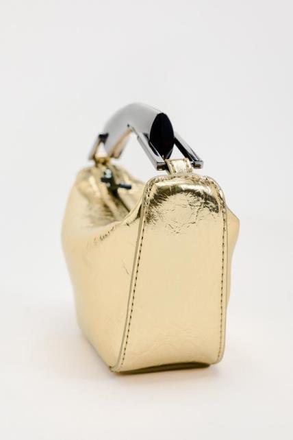 Zara zlatna metalik torbica