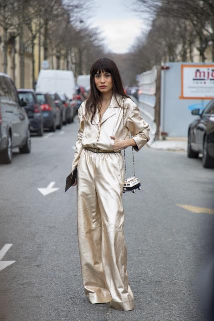 Street style Paris Tjedan mode 2024 hlače