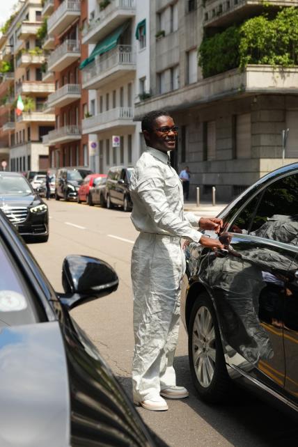 Milano muški tjedan mode SS25 street style