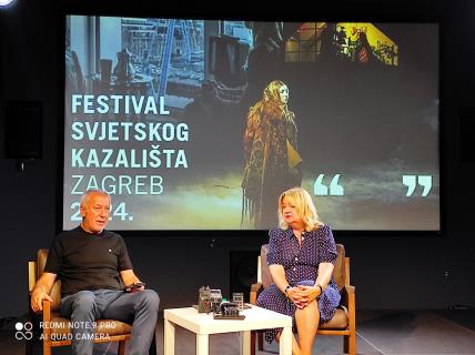 Ivica Buljan i Dubravka Vrgoc Festival svjetskog kazališta