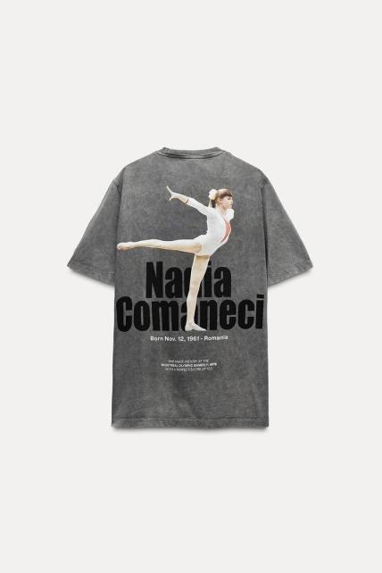 Nadia Comaneci t-shirt Zara