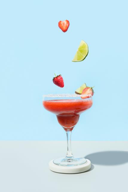 strawberry margarita koktel