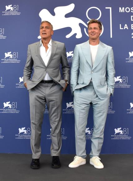 Brad Pitt i George Clooney, Filmski festival Venecija 2024