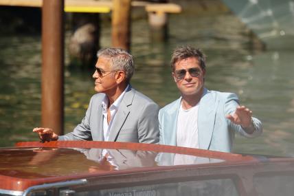 Brad Pitt i George Clooney, Filmski festival Venecija 2024