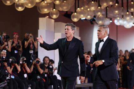 Brad Pitt i George Clooney, Filmski festival Venecija 2024