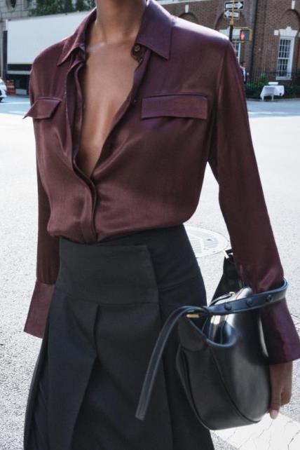 Zara burgundy