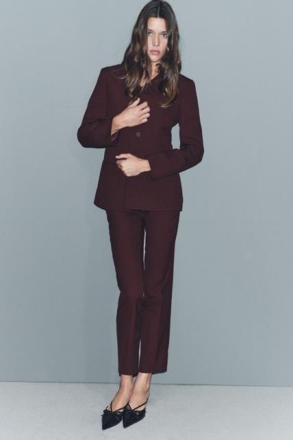 Zara burgundy