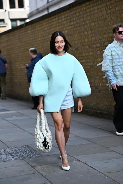 Street style Tjedan mode London SS25