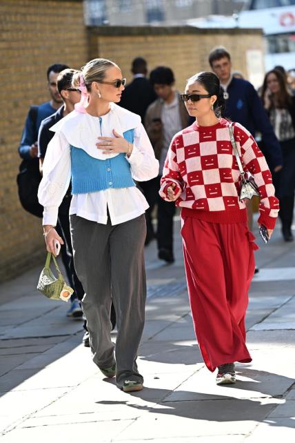 Street style Tjedan mode London SS25