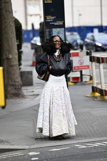 Street style Tjedan mode London SS25