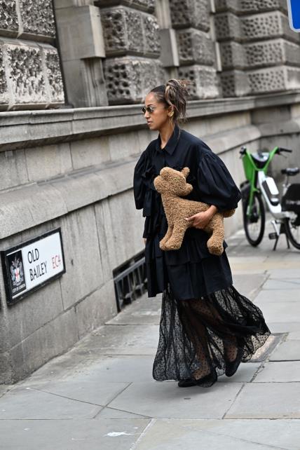 Street style Tjedan mode London SS25