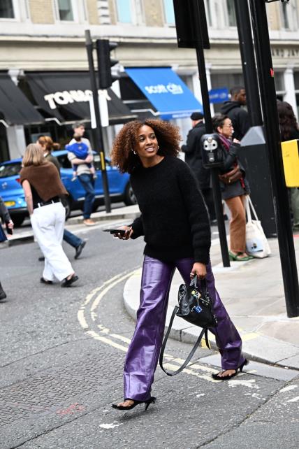 Street style Tjedan mode London SS25