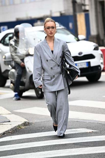 Street style Tjedan mode Milano jesen 2024