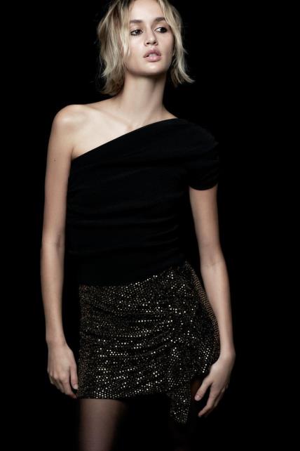 Zara šljokičasta suknja