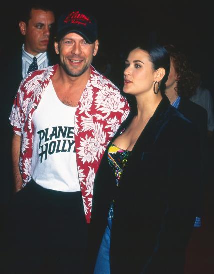 Demi Moore i Bruce Willis