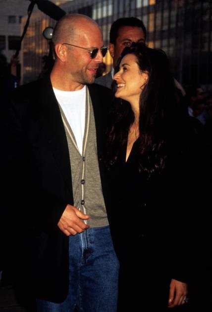 Demi Moore i Bruce Willis