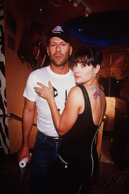 Demi Moore i Bruce Willis