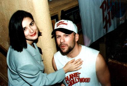 Demi Moore i Bruce Willis