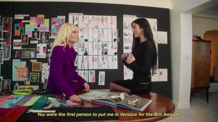 Dua Lipa i Donatella Versace