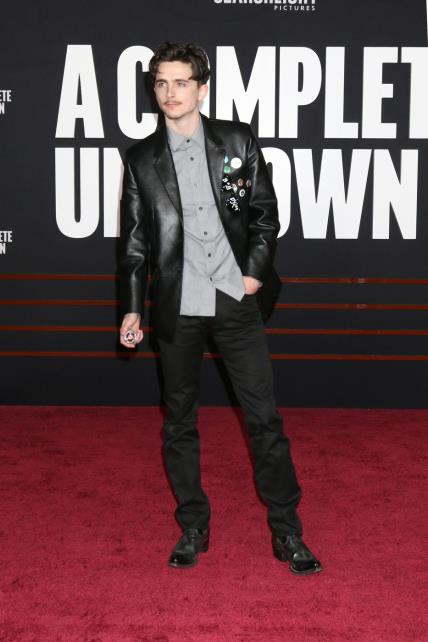 Timothee Chalamet, Los Angeles premijera filma A Complete Unknown