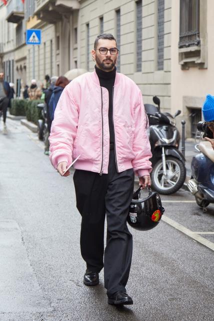 Tjedan muške mode MIlano siječanj 2025 street style