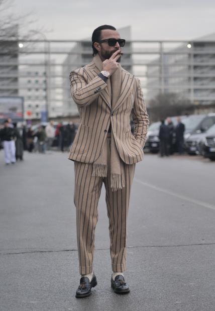 Tjedan muške mode Milano siječanj 2025 street style