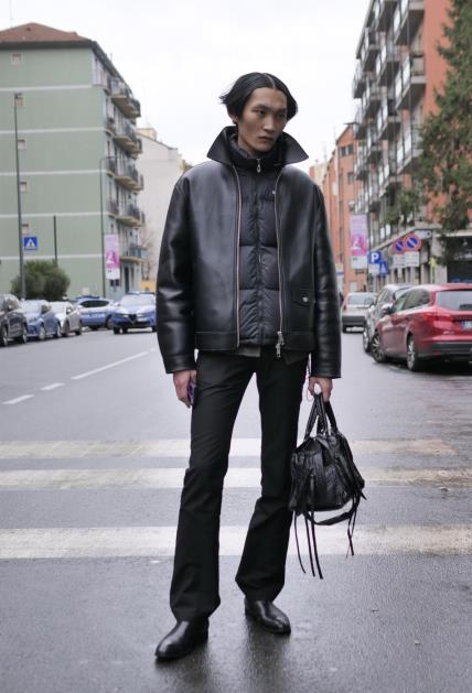 Tjedan muške mode Milano siječanj 2025 street style