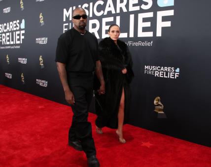 Grammy 2025 Kanye West, Bianca Censori