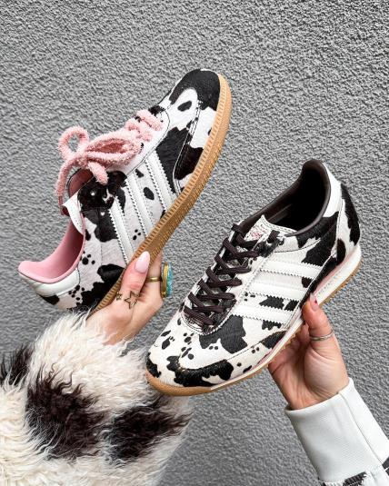 Adidas x asos cow print tenisice