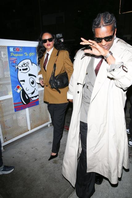 Rihanna ASAP Rocky i Ray Ban