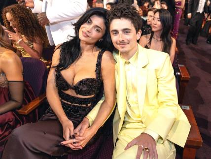 Oscari 2025 Kylie Jenner i Timothée Chalamet