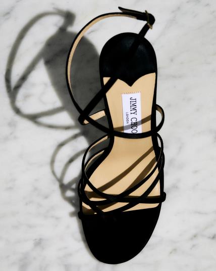 Jimmy Choo model The Strappy