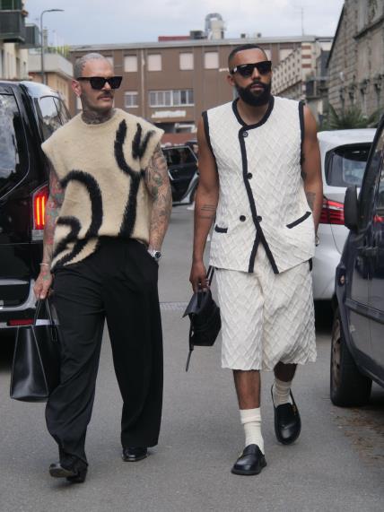 Milano Tjedan muške mode SS26 street style