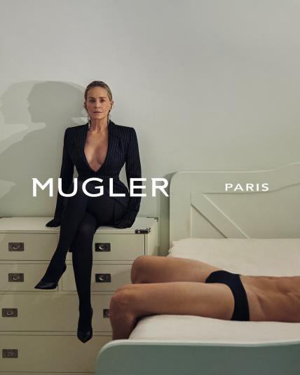 Sharon Stone za Mugler