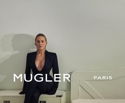 Mugler i Sharon Stone